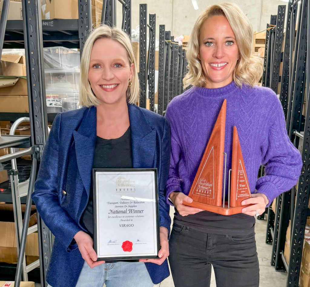 VIRAGO LOGISTICS WIN NATIONAL AUSTRALIAN ACHIEVER CUSTOMER SERVICE AWARD&nbsp;🥇